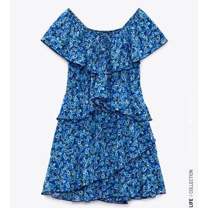 ZARA | RUFFLED FLORAL ROMPER